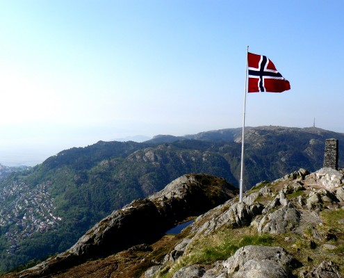 Mount Ulriken in Bergen - Norway © Charlotte Routier