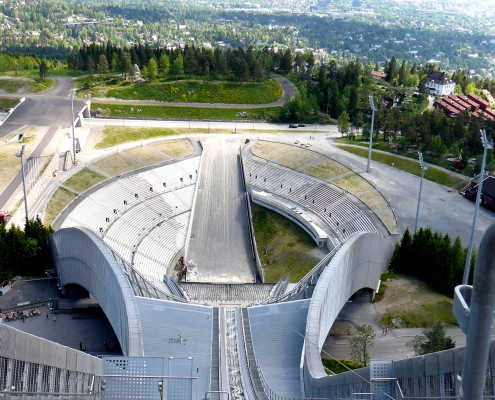 Holmenkollen Jump Tower in Oslo - Norway © Charlotte Routier