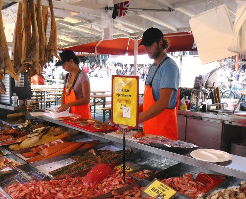 Market in Bergen - Norway © Charlotte Routier